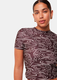 The Longing Wave Print Rash Vest