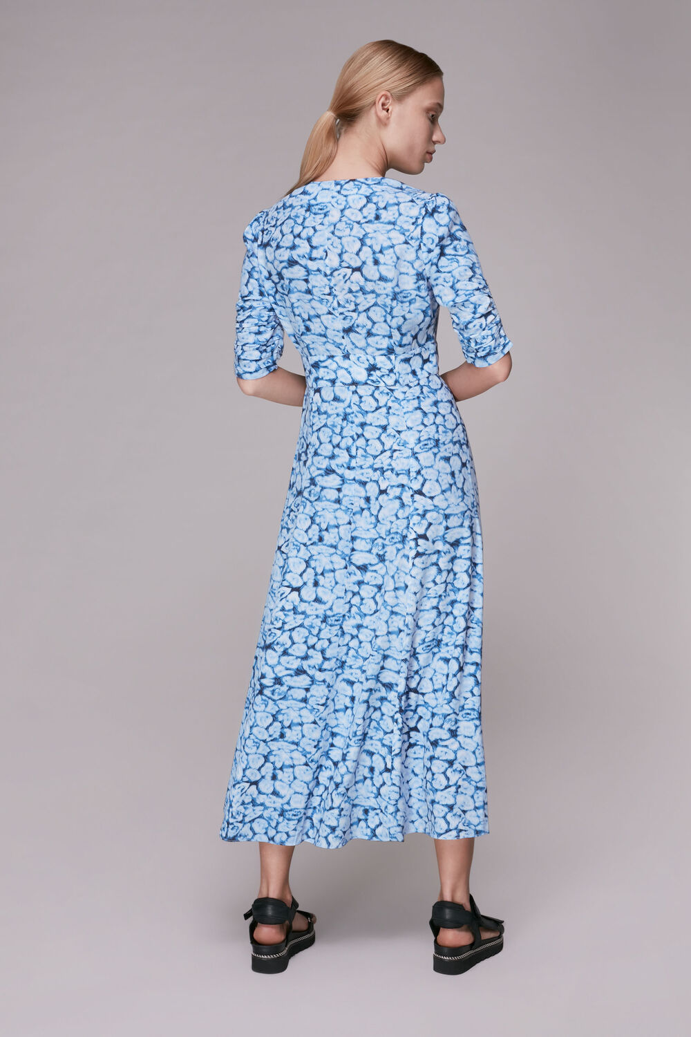 Clouded Leopard Midi Dress