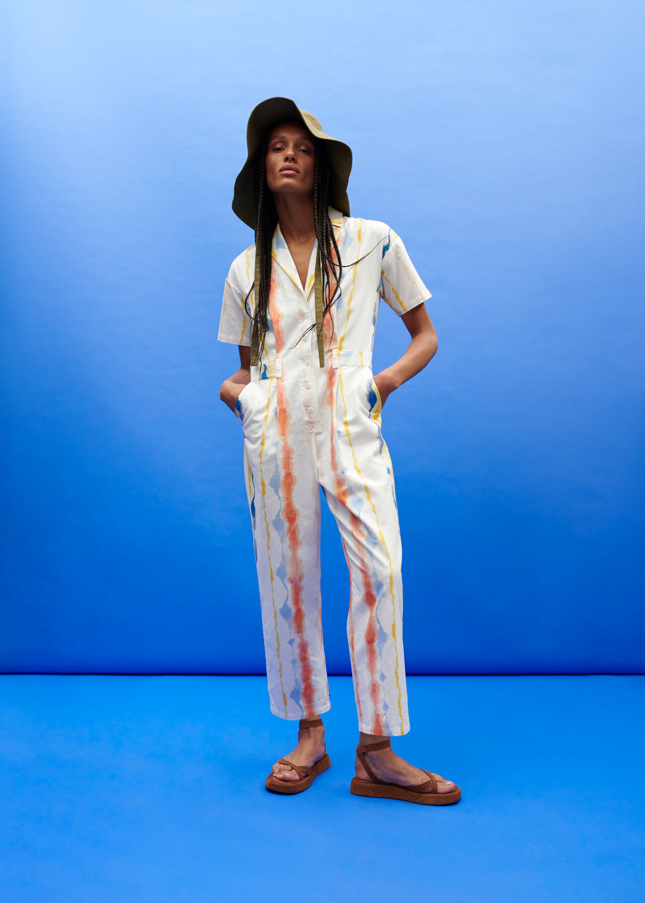 Shibori Tie Dye Boilersuit