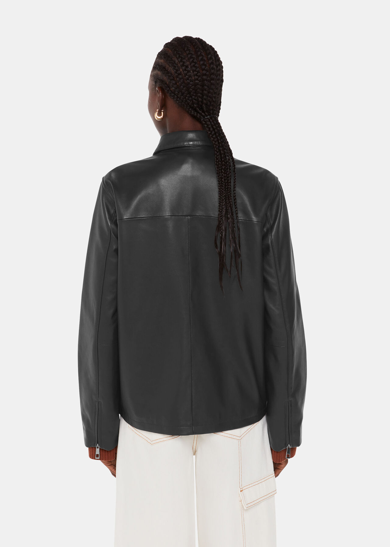 Kate Zip Leather Jacket