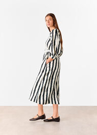 Hazy Stripe Mabel Dress