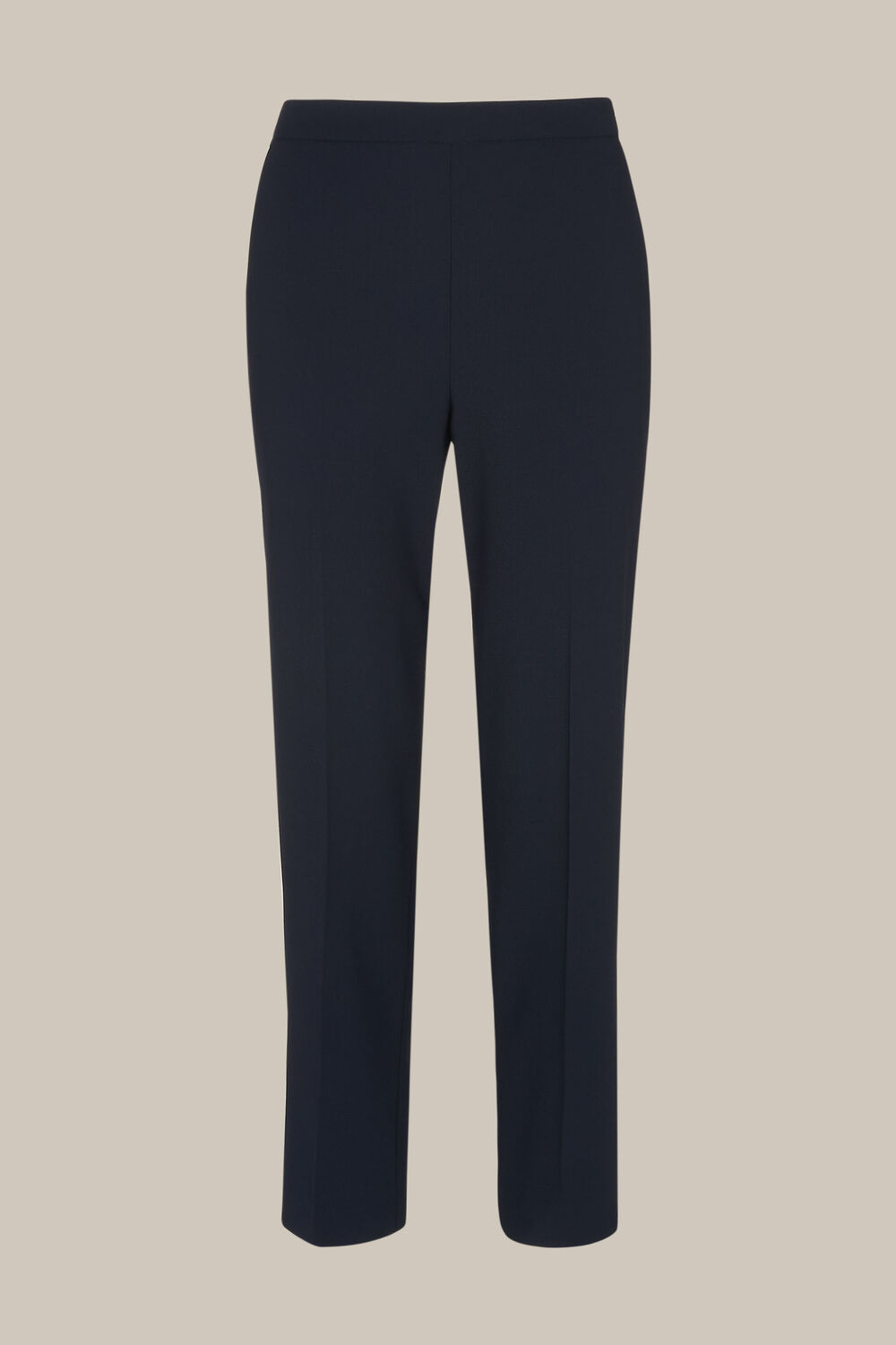 Anna Elasticated Waist Trouser Navy
