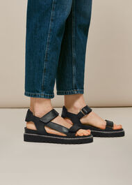 Noah Sporty Velcro Sandal Black