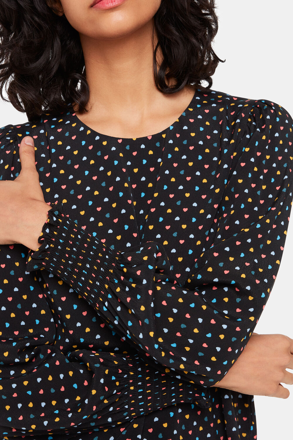 Scattered Hearts Blouse