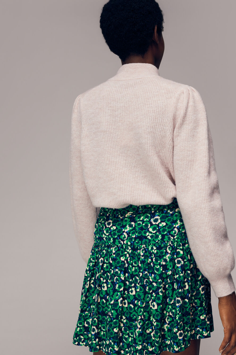 Dandelion Floral Flippy Skirt