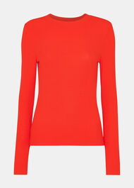 Essential Ribbed Crew Neck