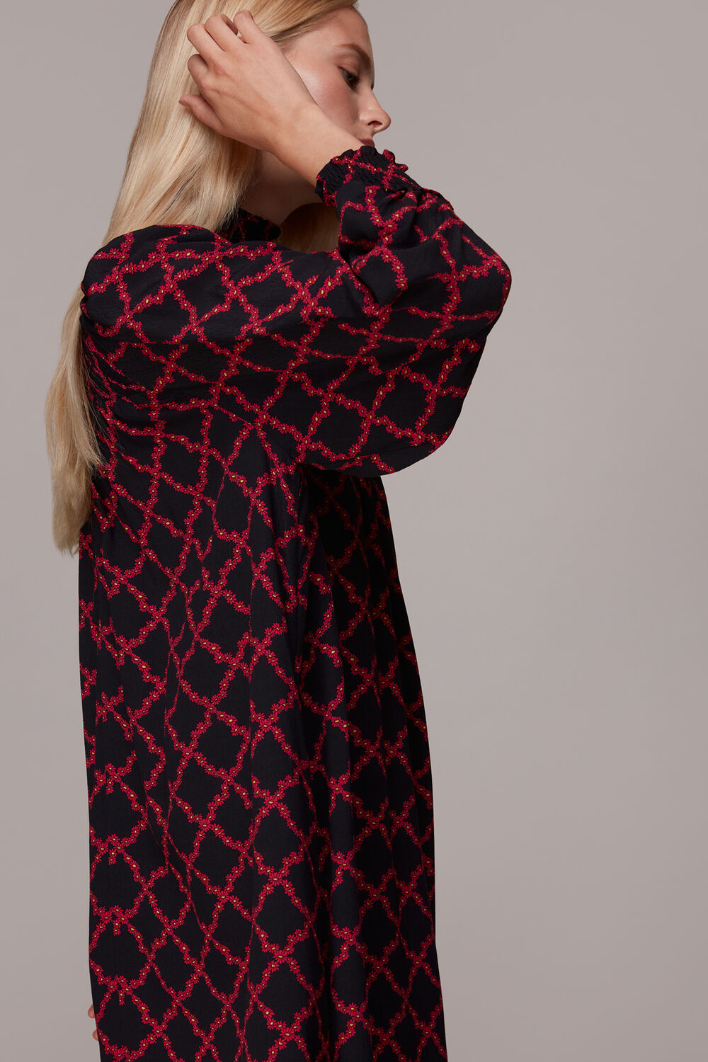 Daisy Trellis Smocked Dress