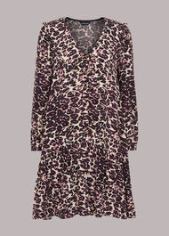 Clouded Leopard Collar Dress