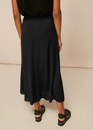 Button Front Skirt