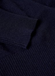 Cashmere Seam Crew Neck Knit