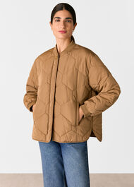 Ida Short Quilted Coat main image 1