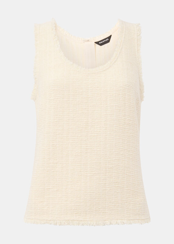 Ivory Lucie Boucle Tank