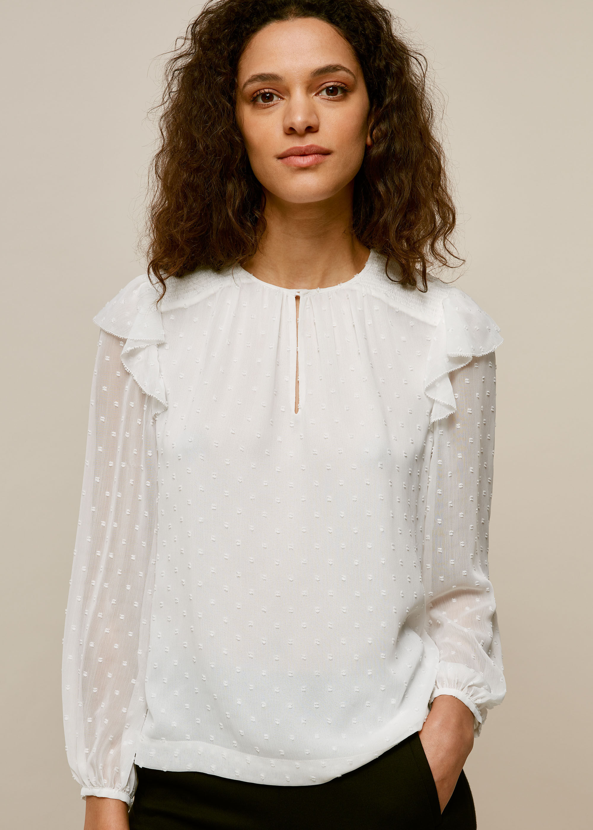 Whistles sophia sweater top
