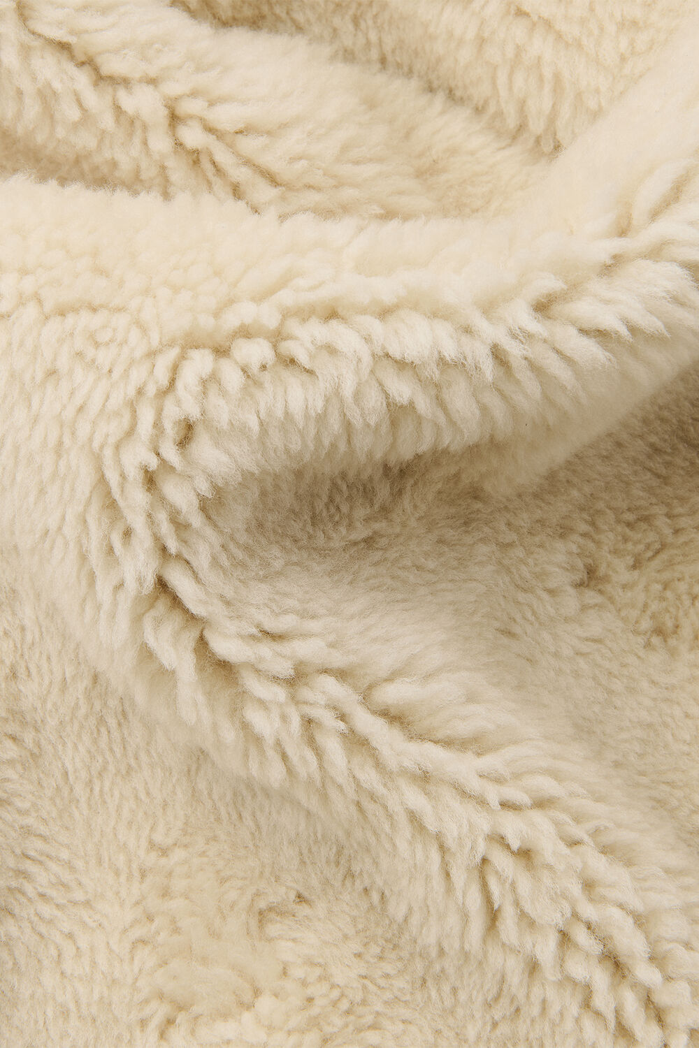 Shearling Cocoon Coat