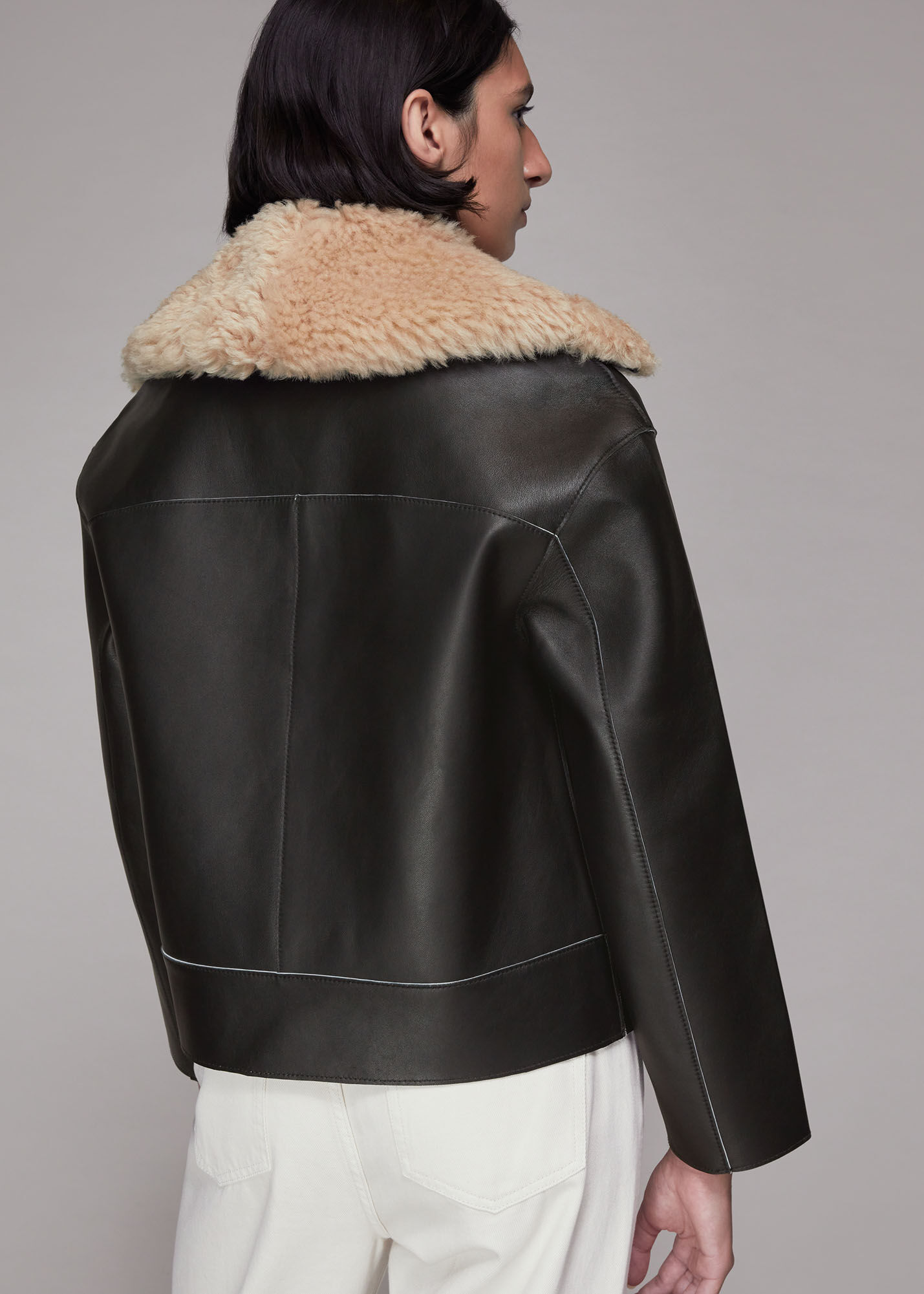 Whistles discount aviator jacket