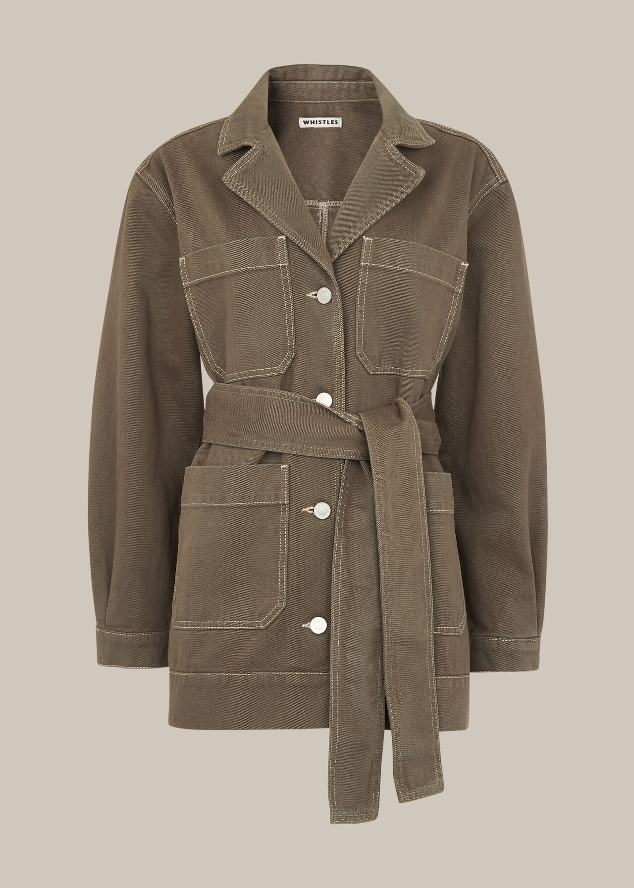 Belted Safari Jacket