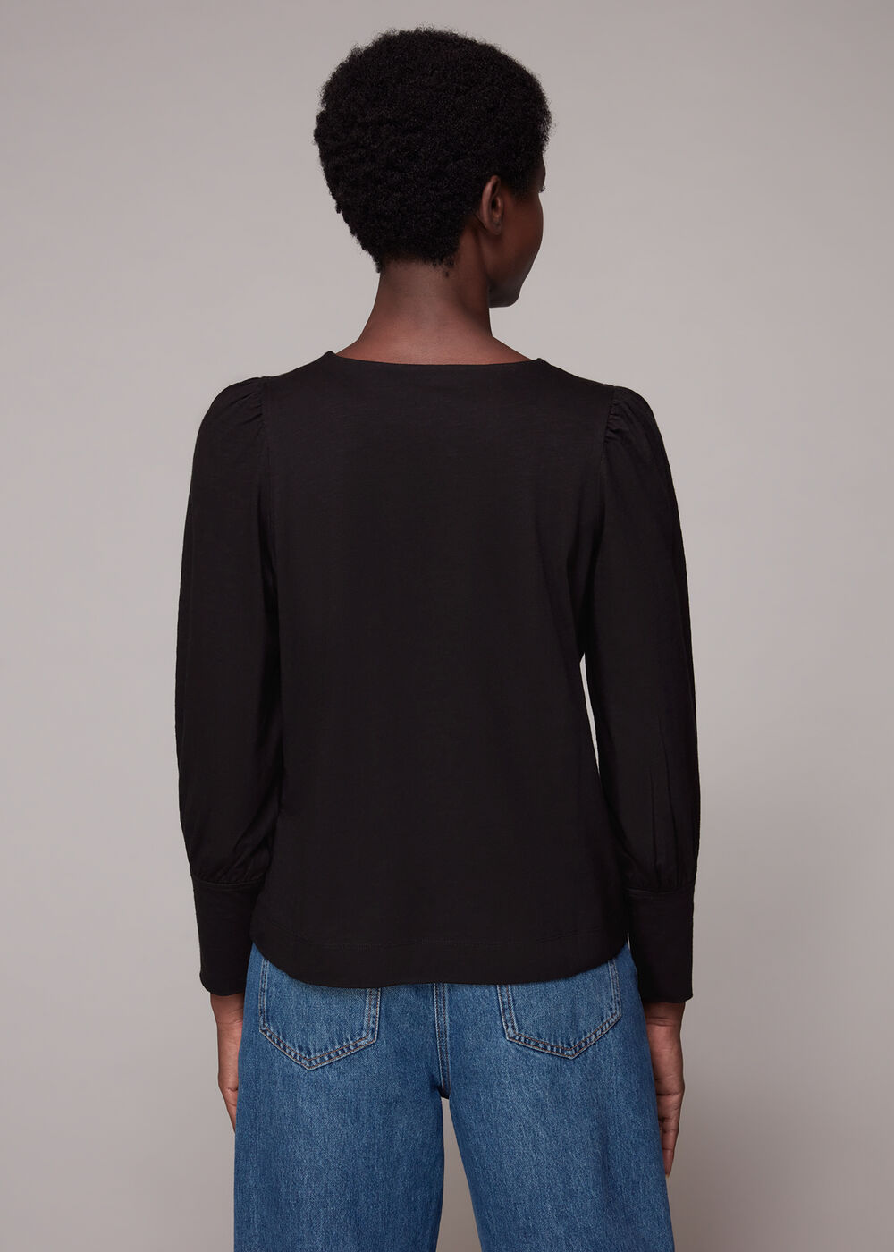 Deep Cuff Long Sleeve Top