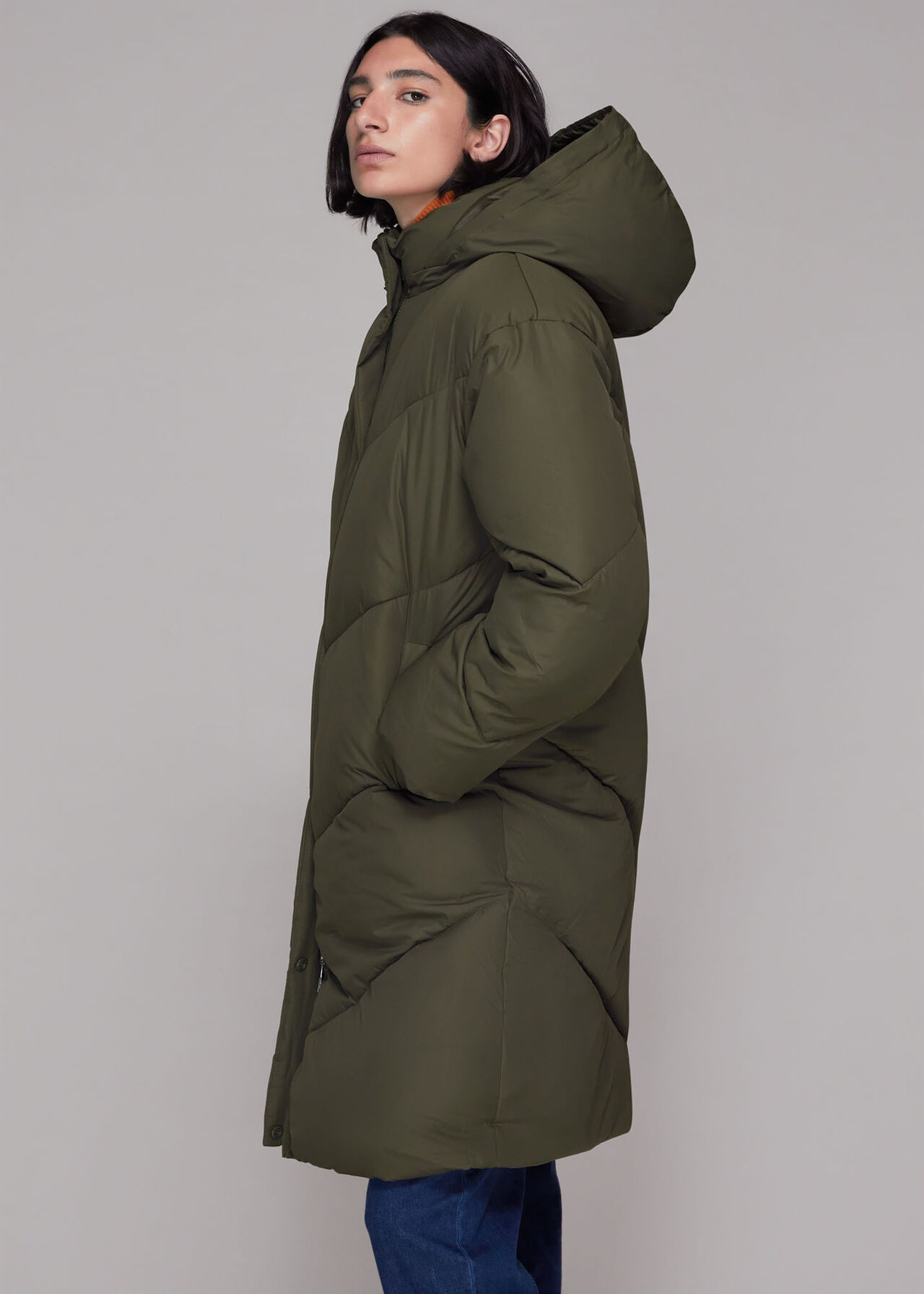 Tessa Hooded Longline Puffer