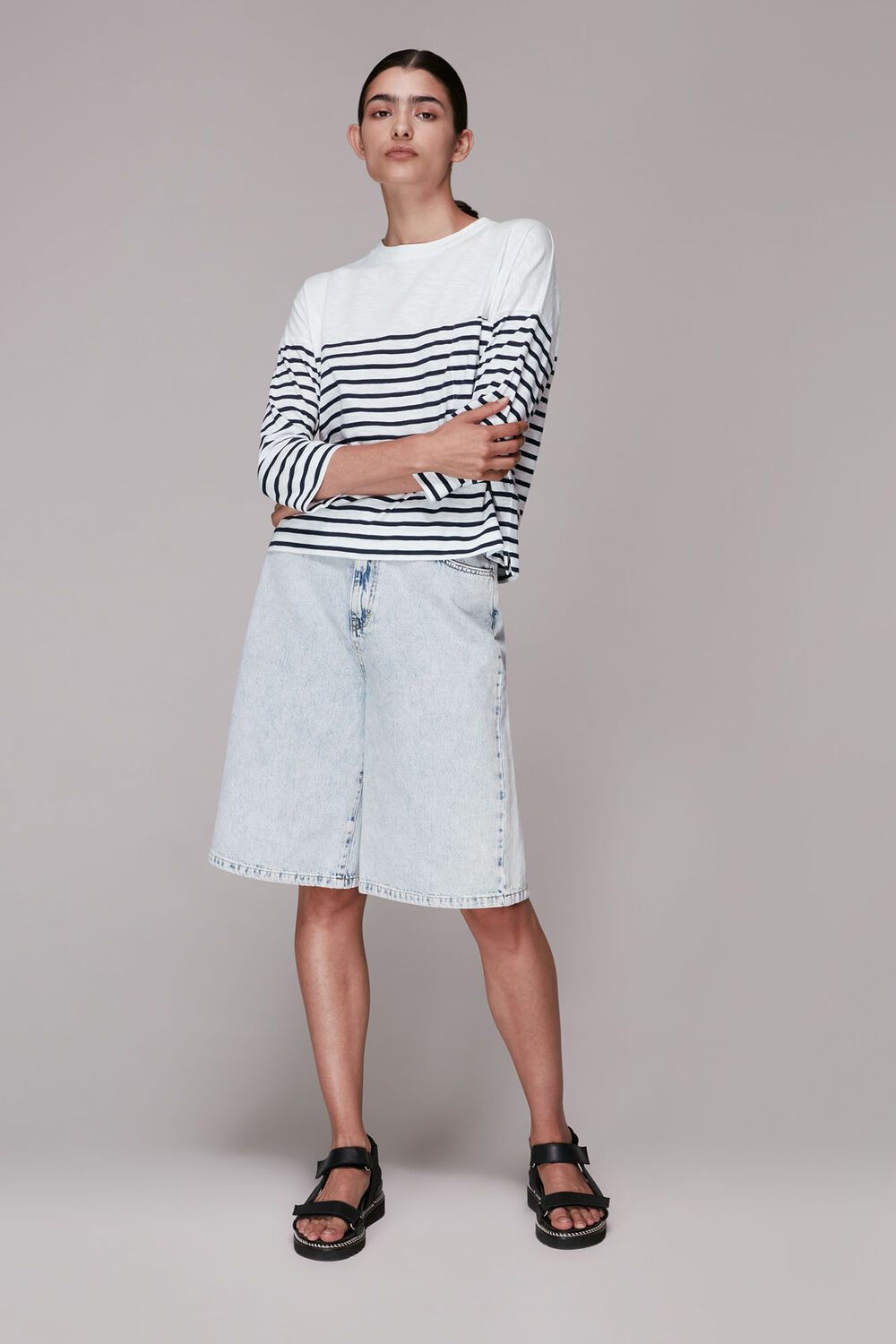 Breton Cotton Pocket Top