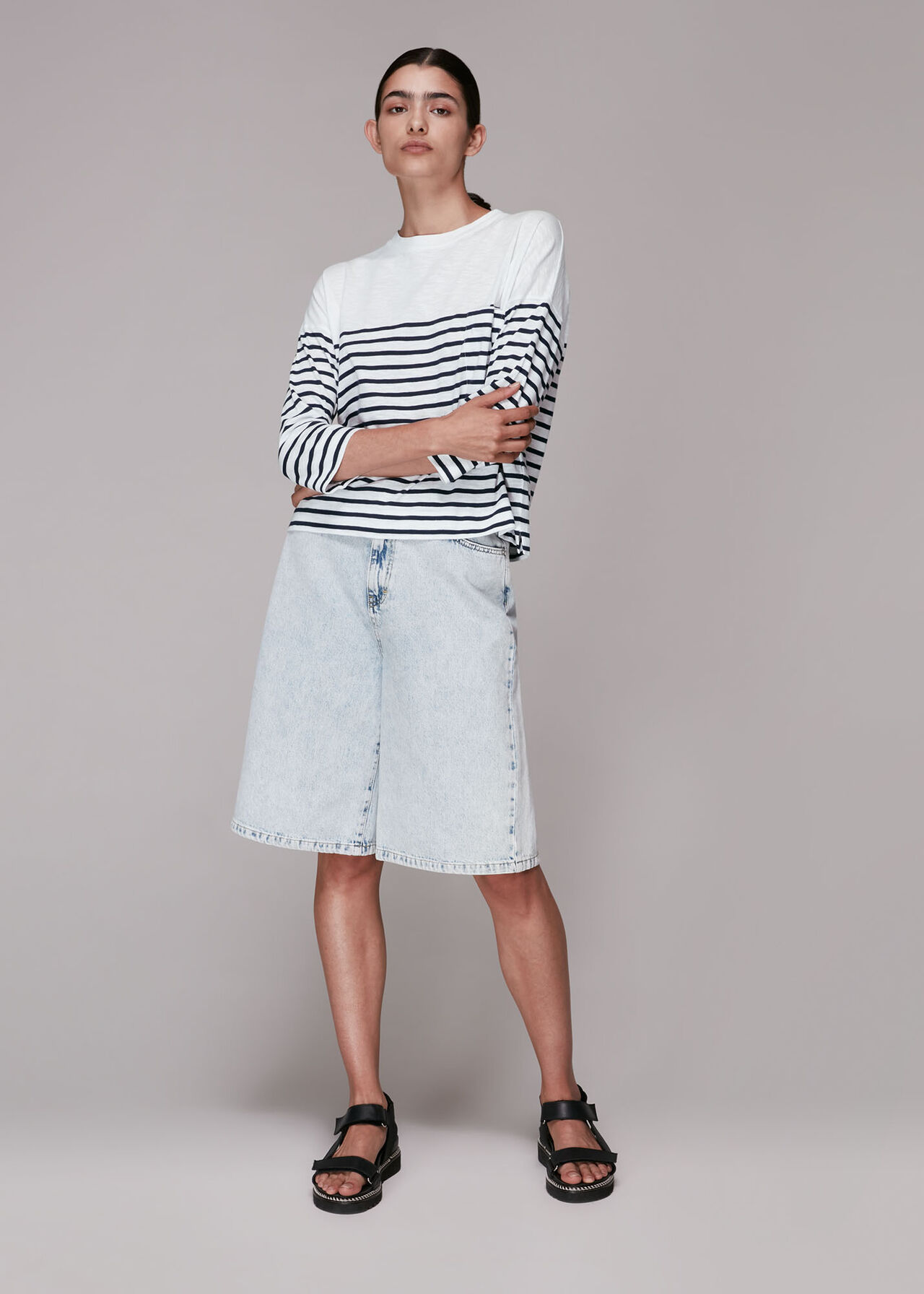 Breton Cotton Pocket Top