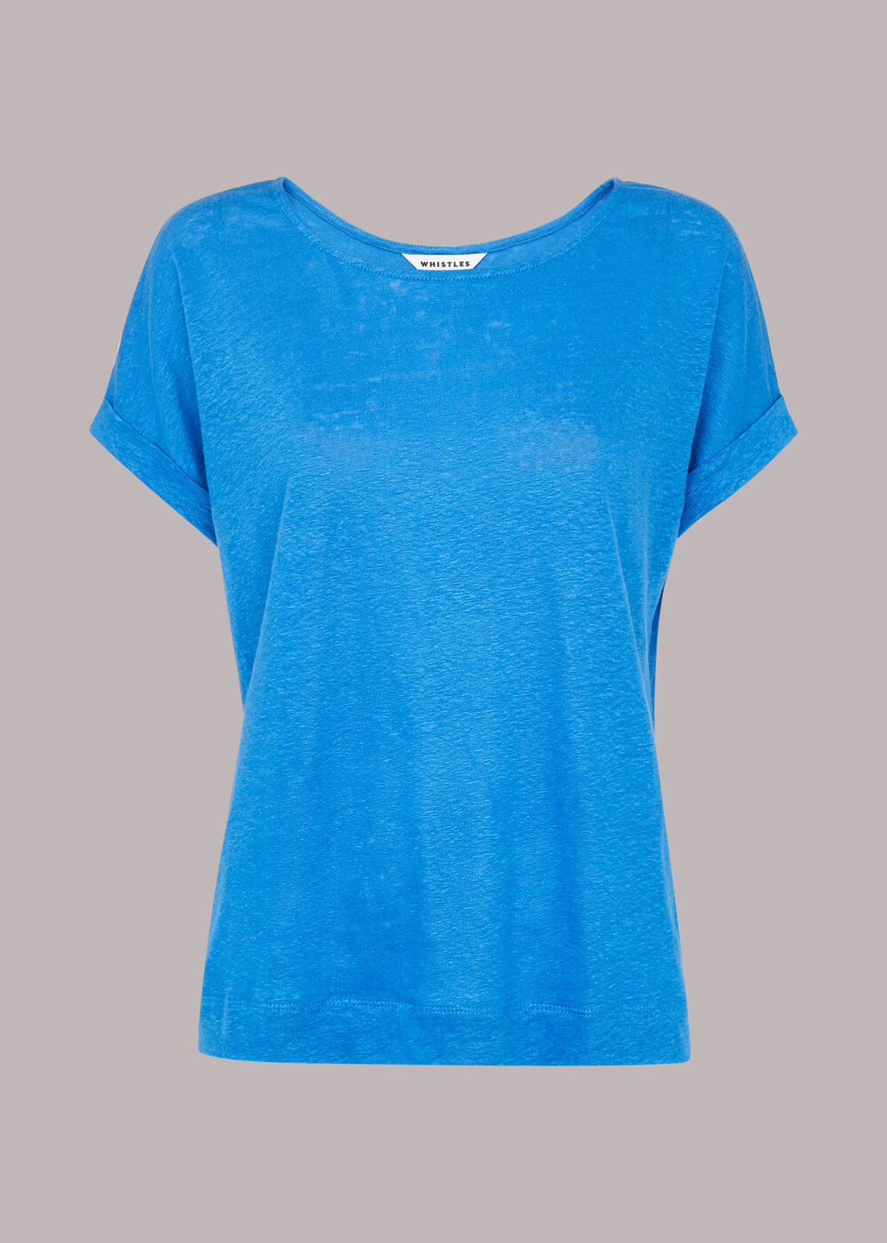 Relaxed Linen TShirt Blue