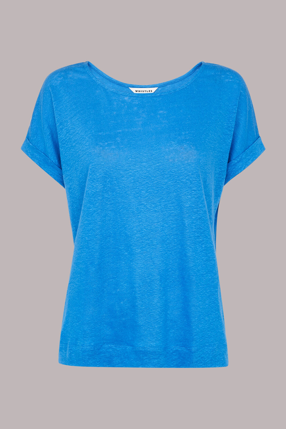 Relaxed Linen TShirt Blue
