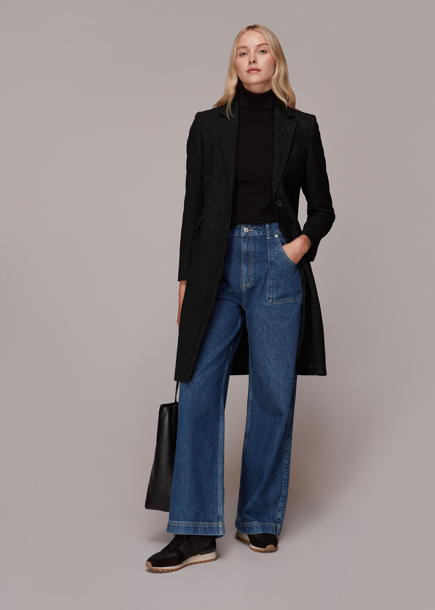 Whistles slim hotsell drawn coat