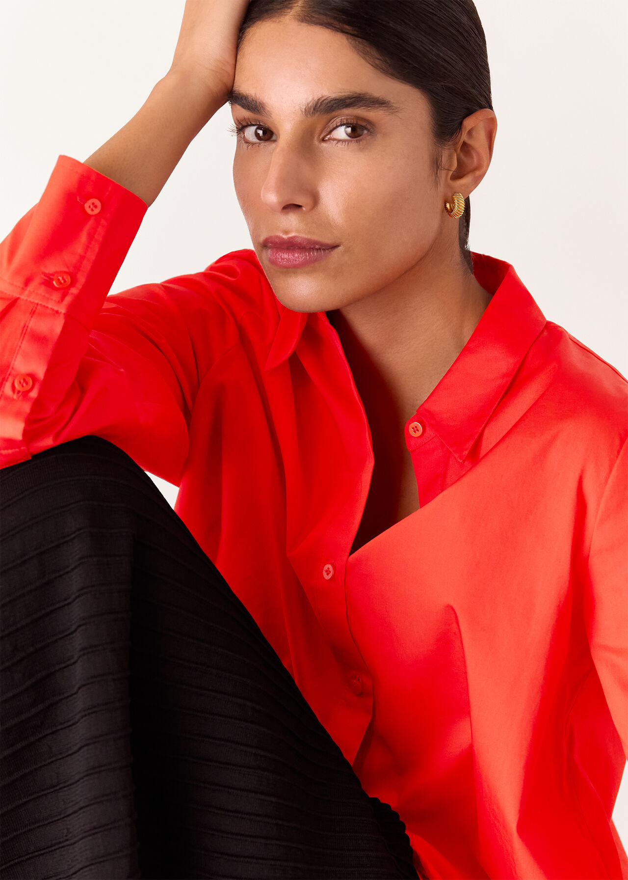 Boxy Cotton Shirt