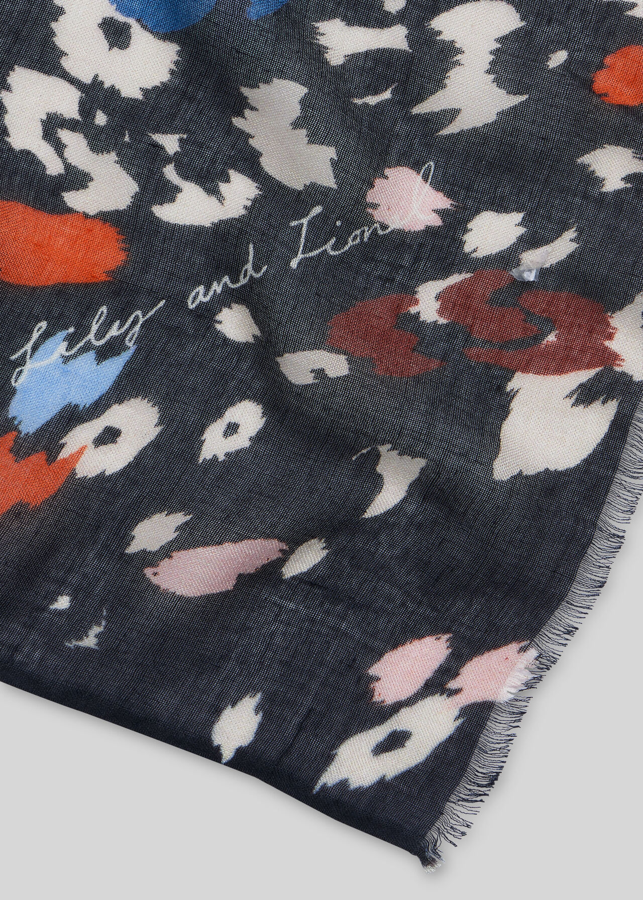 Lily and Lionel Animal Scarf Black/Multi