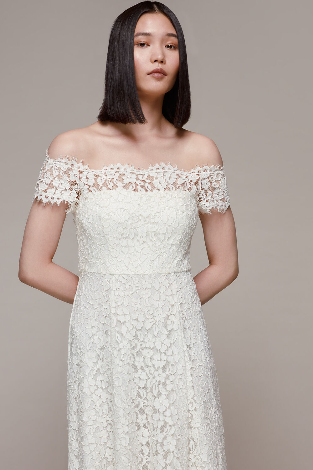 Rose Wedding Dress Ivory/Multi