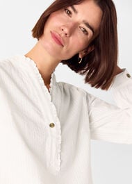 Textured Frill Shirt