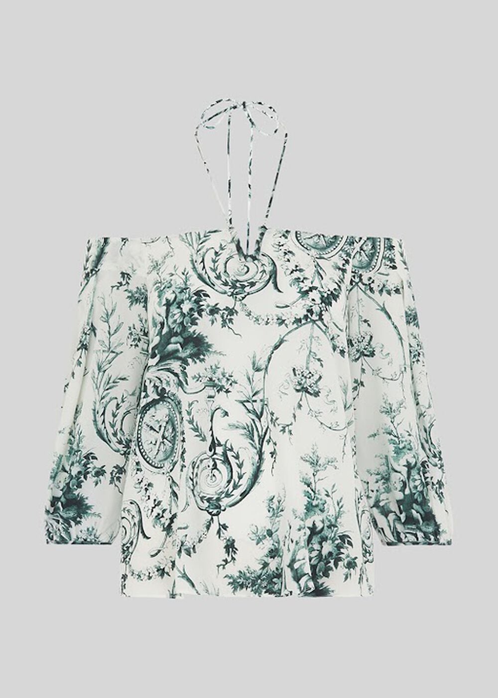 Effie Cold Shoulder Silk Top