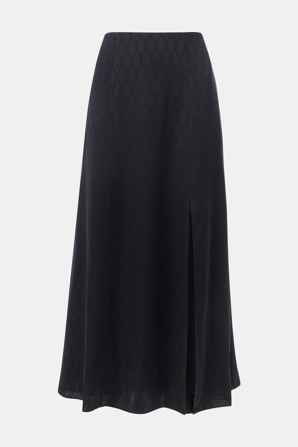 Diamond Jacquard Midi Skirt