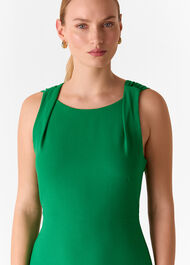 Tie Back Maxi Dress Green