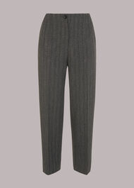 Lila Tapered Check Trouser