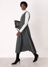 Ponte Layering Midi Dress