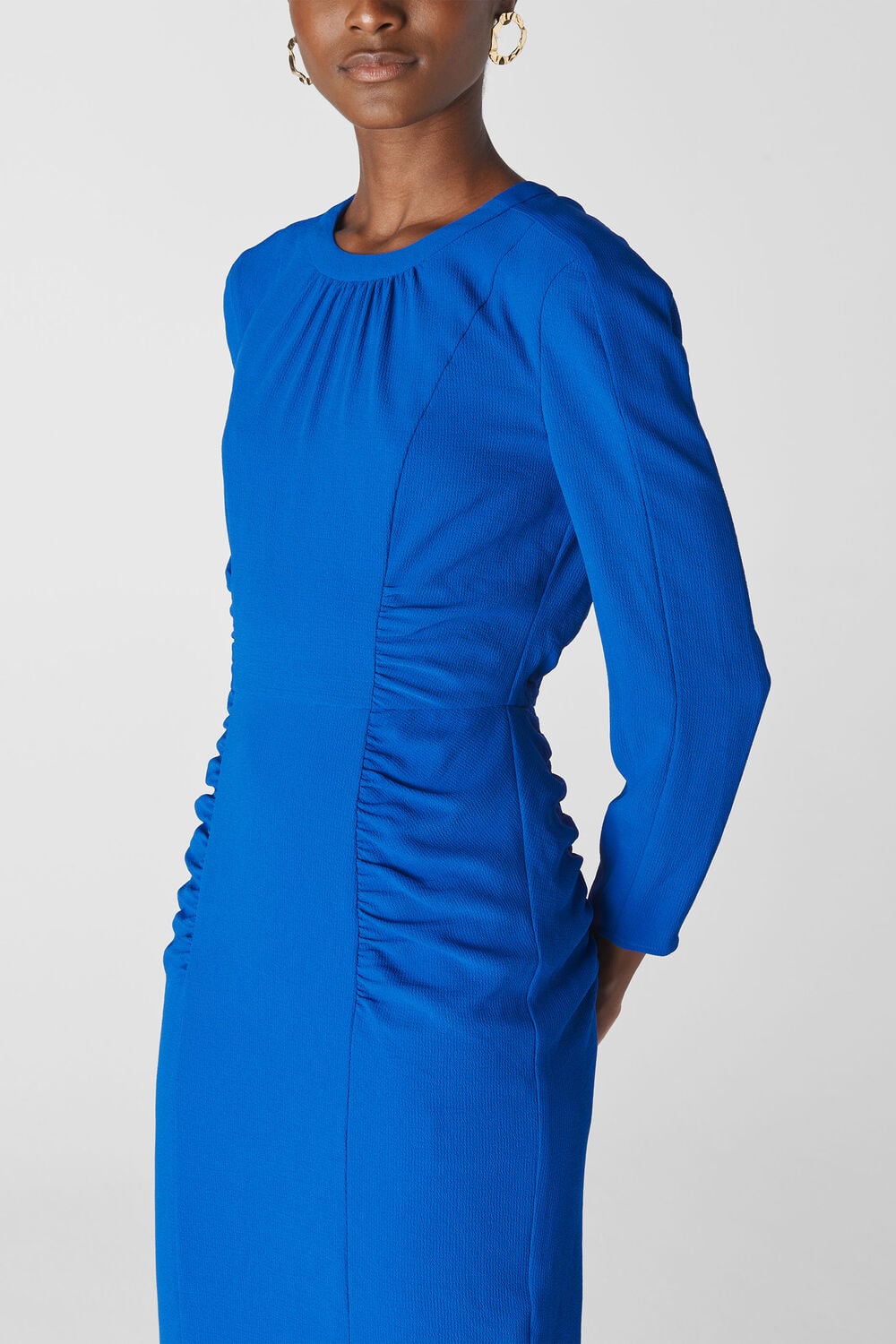 Izzey Textured Bodycon Blue