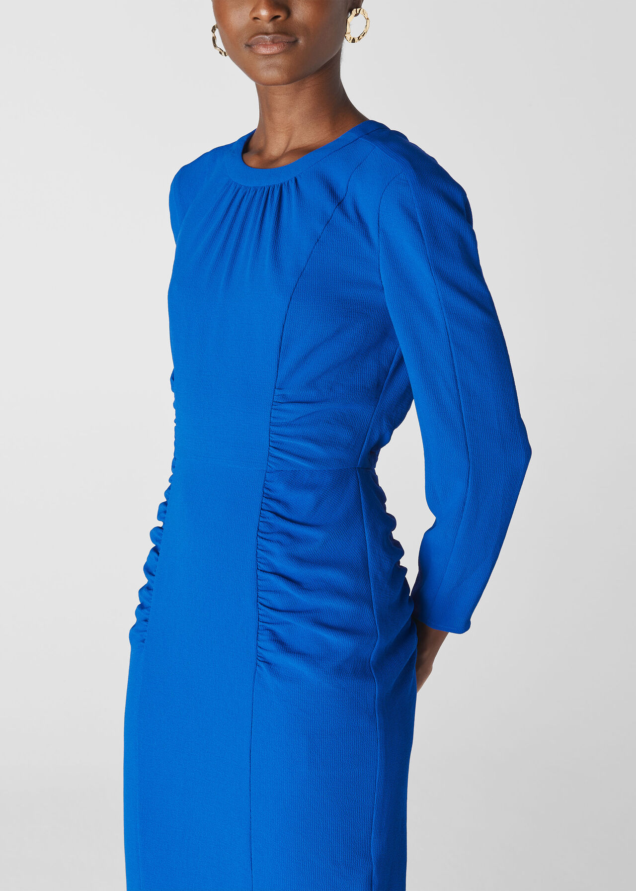 Izzey Textured Bodycon Blue