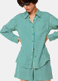 Stripe Linen Blend Short