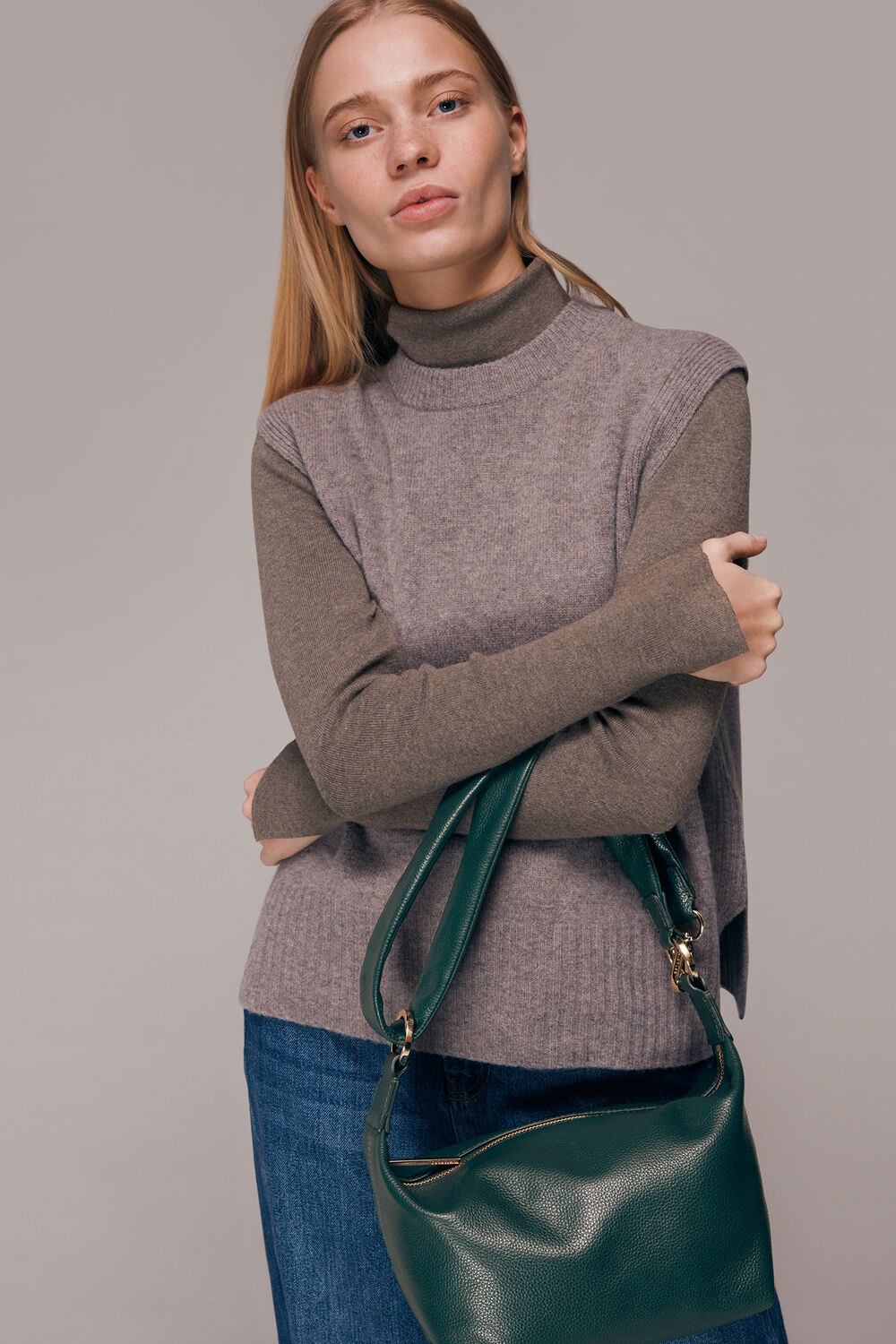 Nessie Slouchy Cube Bag