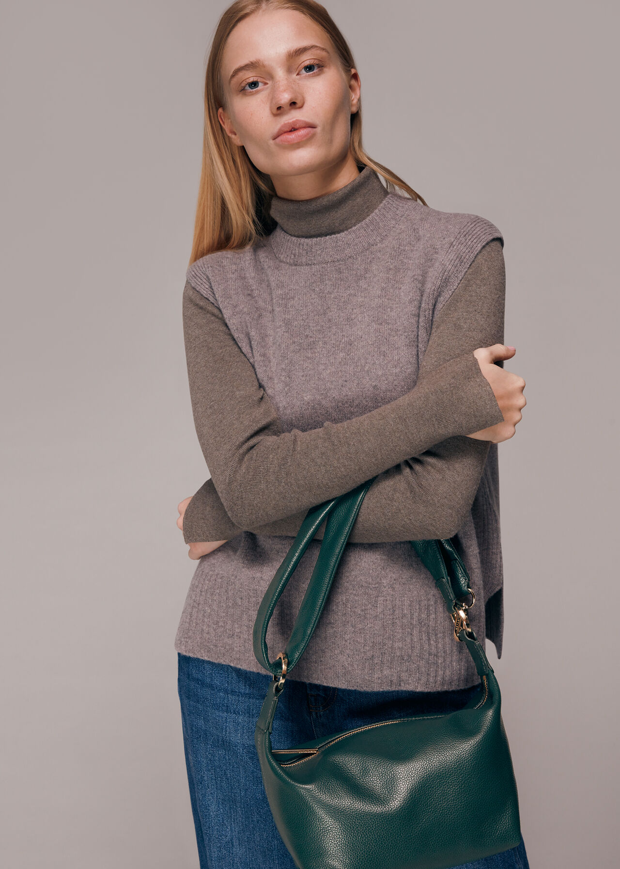Nessie Slouchy Cube Bag