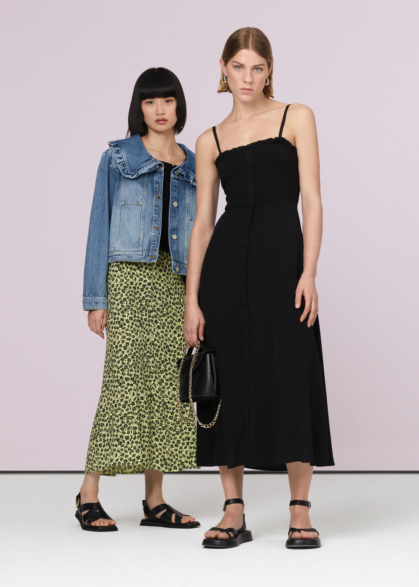 Yellow/Multi Buttercup Floral Skirt WHISTLES Whistles UK