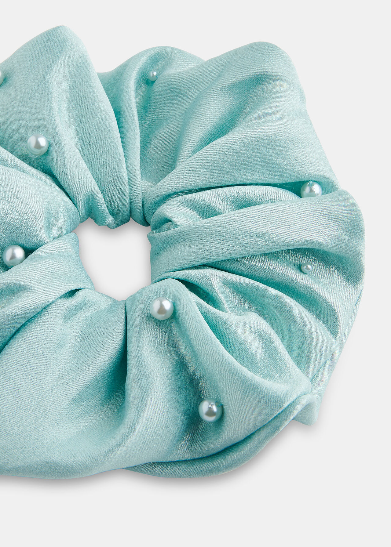 Large Beaded Scrunchie