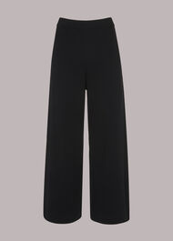 Knitted Wide Leg Trousers