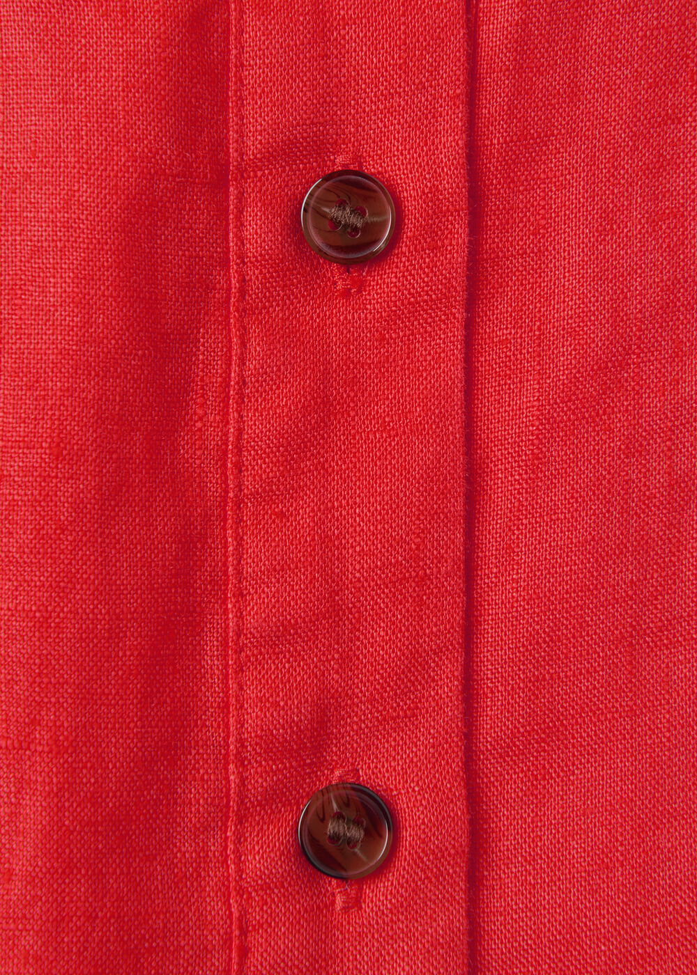 Linen Grandad Collar Shirt