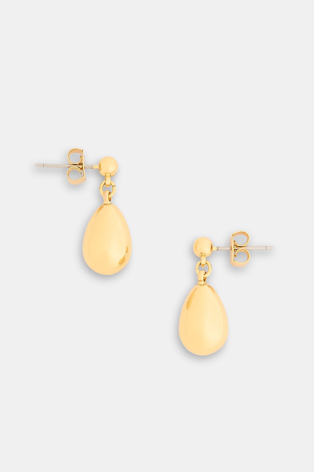 Gold Teardrop Stud Earring
