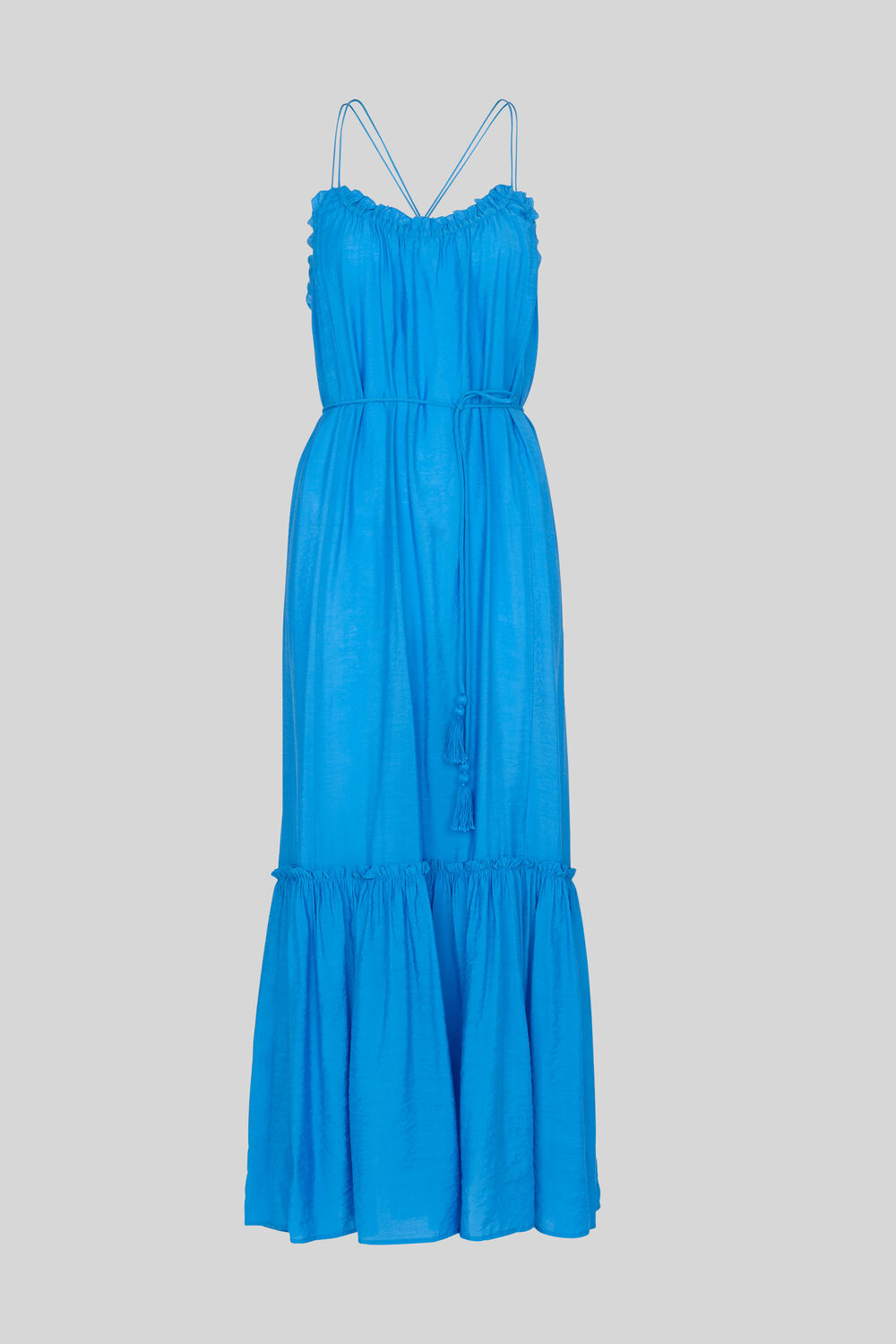 Salina Longline Maxi Dress Blue