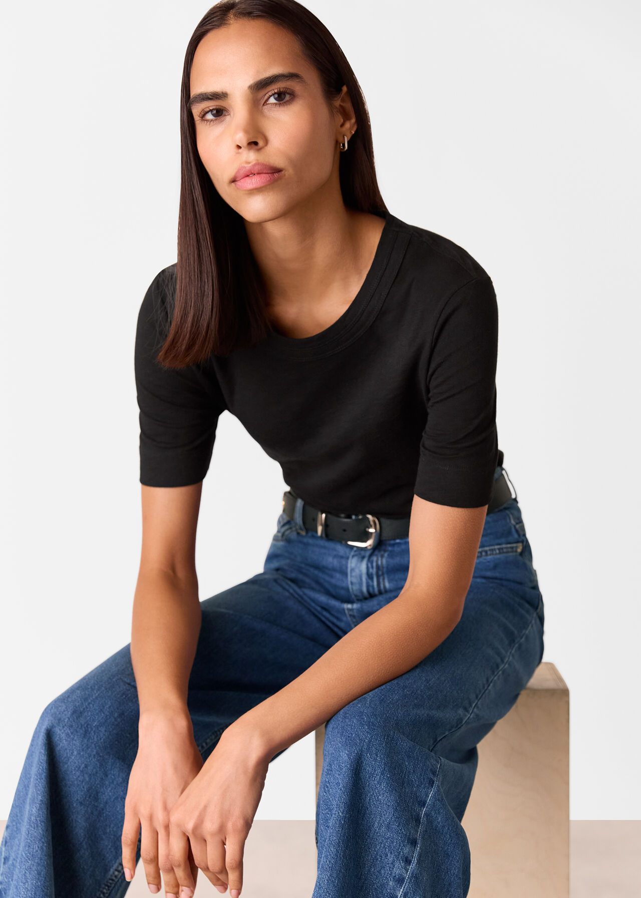 Rosa Double Trim T-Shirt