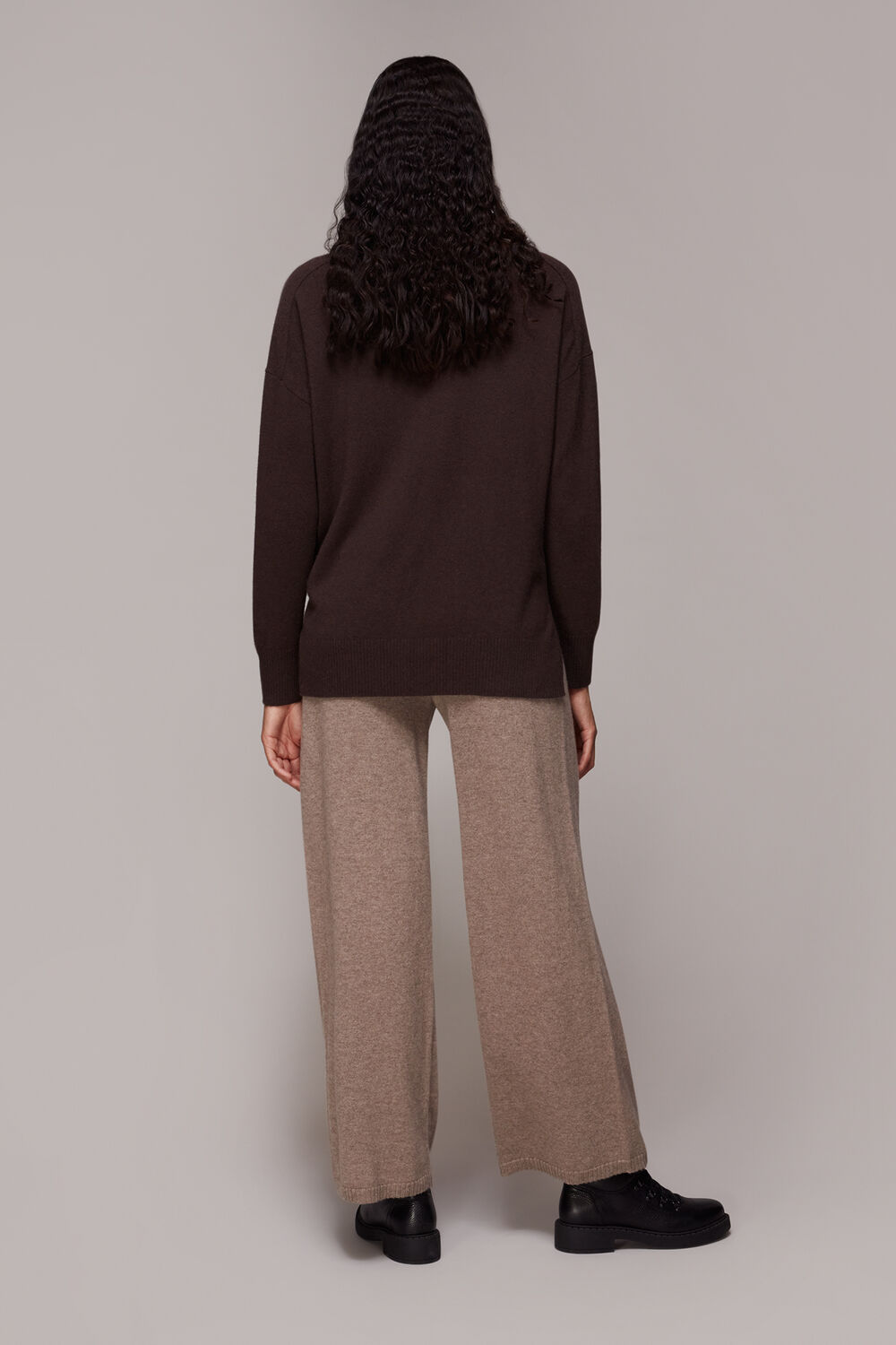 Tie Waist  Cashmere Trouser