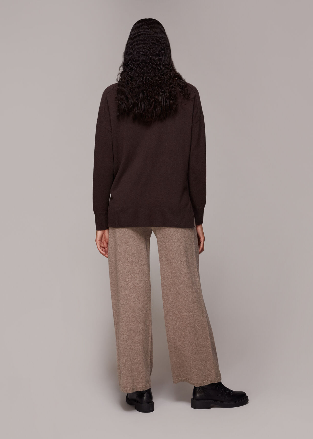 Tie Waist  Cashmere Trouser